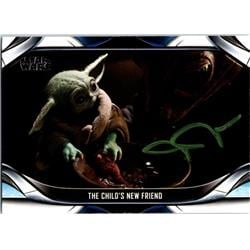 700045 John Rosengrant Autographed Star Wars Puppeteer Grogu Baby Yoda 2020 Topps the Mandalorian No.38 Trading Card