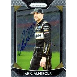 700215 Aric Almirola Autographed NASCAR Driver, Auto Racing & SC 2019 Panini Prizm No.8 Trading Card