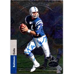 700364 Bert Jones Autographed Baltimore Colts, SC 2008 Upper Deck Premier No.395 Football Card