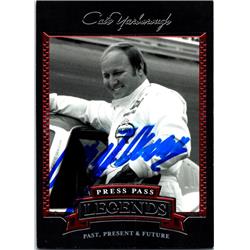 700543 Cale Yarborough Autographed Auto Racing, NASCAR & SC 2005 Press Pass Legends No.9 Trading Card