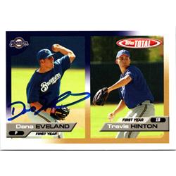 700582 Dana Eveland Autographed Milwaukee Brewers 2005 Topps Total No.760 Baseball Card