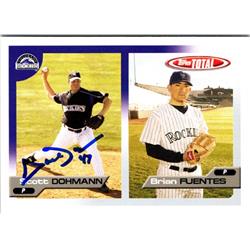 700665 Scott Dohmann Autographed Colorado Rockies 2005 Topps Total No.610 Baseball Card
