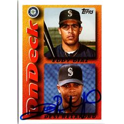 700744 Desi Relaford Autographed Seattle Mariners, JZ 1995 Topps on Deck No.642 Baseball Card