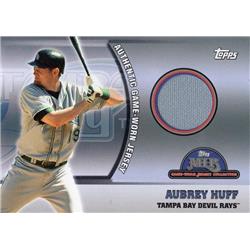 700828 Aubrey Huff Player Worn Jersey Patch Tampa Bay Devil Rays 2005 Topps Opening Day No.54 Baseball Card -  Autograph Warehouse
