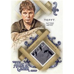687796 Steven Tefft Celebrity Used Worn Wardrobe Relic Patch Inkmaster, Tattoo Artist 2020 Topps Allen & Ginter No.FSRAST Trading Card