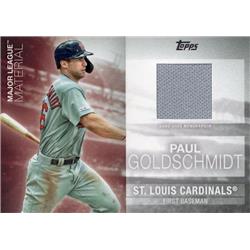 687828 Paul Goldschmidt Player Worn Jersey Patch St. Louis Cardinals 2020 Topps Major League Material No.MLMPG Baseball Card