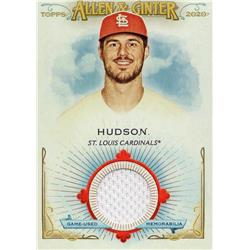687844 Dakota Hudson Player Worn Jersey Patch St. Louis Cardinals 2020 Topps Topps Allen & Ginter No.FSRBDH Baseball Card