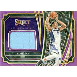 687856 Rudy Gay Player Worn Jersey Patch Sacramento Kings 2020 Panini Prizm Select Throwback No.TMRGY LE 33-99 Basketball Card -  Autograph Warehouse