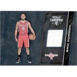 687865 Eric Gordon Player Worn Jersey Patch Houston Rockets 2016 Panini Totally Certified No.12 Basketball Card