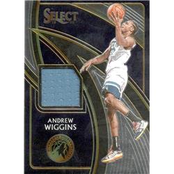 687917 Andrew Wiggins Player Worn Jersey Patch Minnesota Timberwolves 2020 Panini Select No.SSAWG Basketball Card