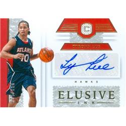 688043 Tyronn Lue Autographed Atlanta Hawks 2019 Panini Cornerstones Elusive Ink No.EITRL LE 66-123 Basketball Card