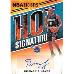 688065 Bismack Biyombo Autographed Orlando Magic 2018 Panini Hoops Hot Signatures No.HSBMB Basketball Card