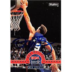 688100 Dan Majerle Autographed Phoenix Suns, Team USA & SC 1994 Skybox No.58 Basketball Card