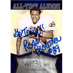 688255 Ross Browner Autographed Notre Dame Fighting Irish, SC 2013 Upper Deck All Time Alumni No.ATABRGO Irish Football Card