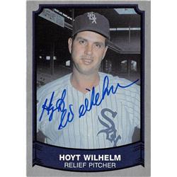 688341 Hoyt Wilhelm Autographed Chicago White Sox 67 1989 Pacific Legends No.171 BU Baseball Card