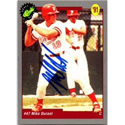688436 Mike Durant Autographed Ohio State Buckeyes 1991 Classic Draft Rookie No.42 Baseball Card