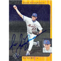 688663 Jason Isringhausen Autographed New York Mets 1996 Upper Deck No.125 Baseball Card
