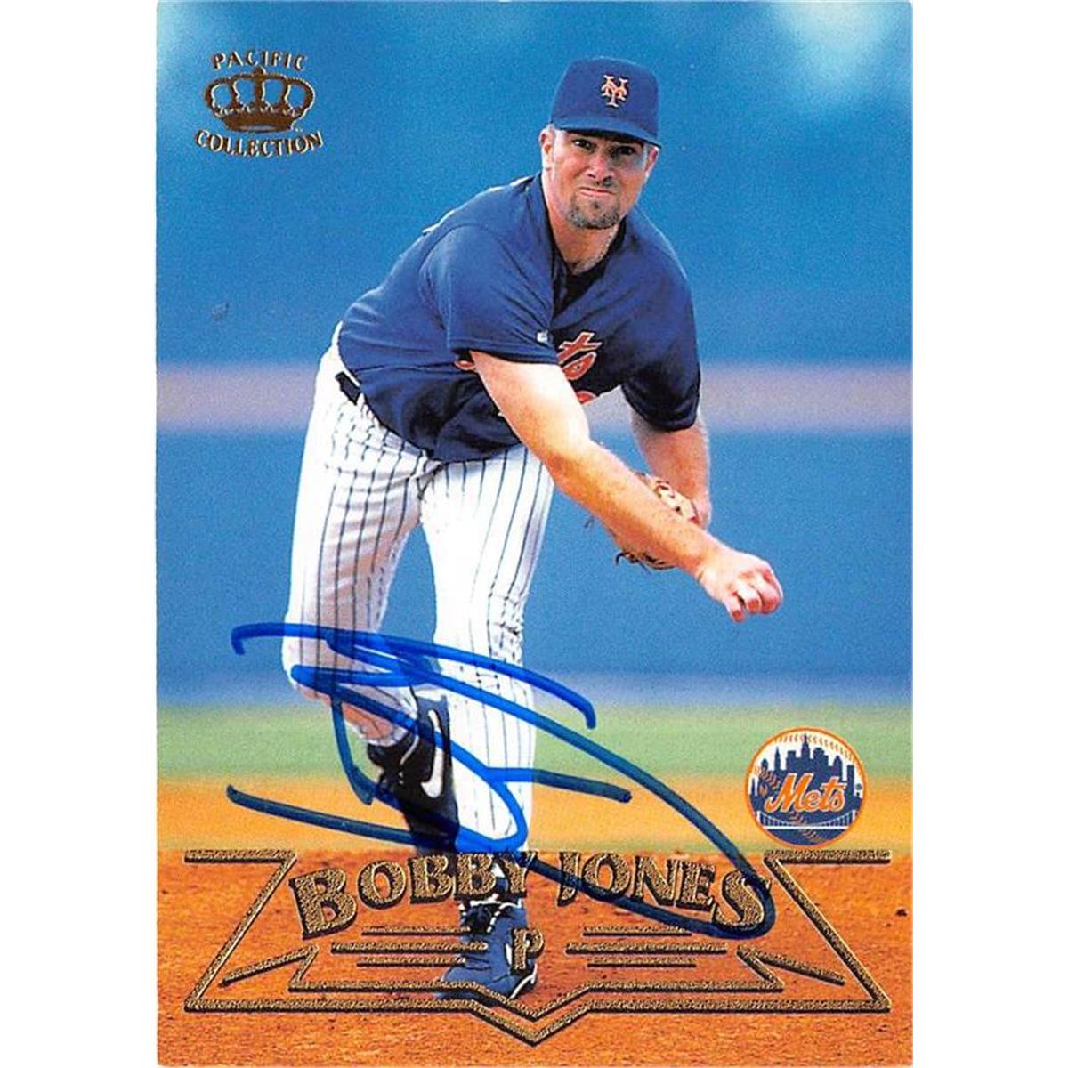 688699 Bobby Jones Autographed New York Mets 1998 Pacific No.368 Baseball Card -  Autograph Warehouse
