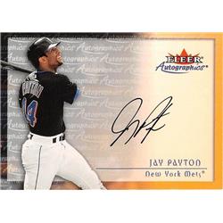 688752 Jay Payton Autographed New York Mets 2000 Fleer Autographics Certified No.JP Baseball Card