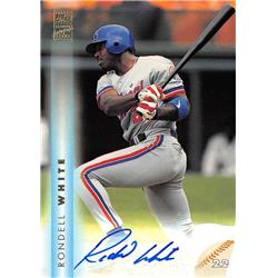 688855 Rondell White Autographed Montreal Expos 1998 Topps Certified No.A6 Baseball Card