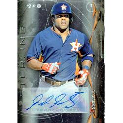 688879 Delino Deshields Jr. Autographed Houston Astros 2014 Bowman Sterling No.BSPADDE Baseball Card