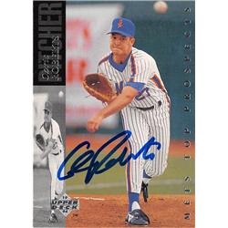 688988 Chris Roberts Autographed St. Lucie Mets 1993 Upper Deck Top Prospects No.80 Baseball Card