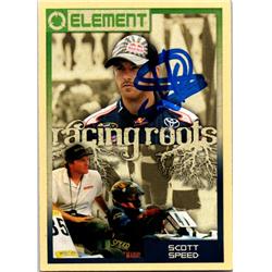 689248 Scott Speed Autographed NASCAR, Auto Racing & SC 2010 Press Pass Element No.95 Trading Card