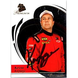 689273 Kevin Lepage Autographed Auto Racing, NASCAR & SC 2004 Press Pass Premium No.30 Trading Card