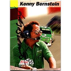 689282 Kenny Bernstein Autographed Auto Racing, NASCAR & SC 1993 Pro Set Finish Line No.161 Trading Card