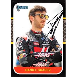 689395 Daniel Suarez Autographed NASCAR Driver, Auto Racing & SC 2020 Donruss No.144 Trading Card
