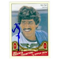 689600 Mark Spitz Autographed US Olympic Gold Medal 2011 Goodwin Champions No.142 Card