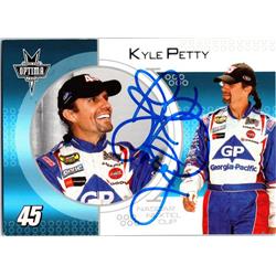 676175 Kyle Petty Autographed Auto Racing, NASCAR & SC 2004 Press Pass Optima No.20 Trading Card