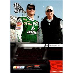 676253 Rick Hendrick Autographed Auto Racing, NASCAR & SC 2009 Press Pass No.198 with Dale Earnhardt Jr. Trading Card -  Autograph Warehouse