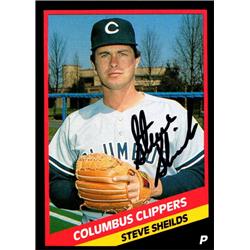 676334 Steve Shields Autographed Columbus Clippers 1988 CMC Rookie No.206 Baseball Card