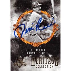 676359 Jim Rice Autographed Boston Red Sox 2017 Diamond Kings No.HC11 HERITAGE COLLECTION Baseball Card