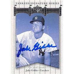 676505 Jake Gibbs Autographed New York Yankees 2003 Upper Deck No.37 Baseball Card