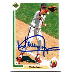 676902 Wally Joyner Autographed California Angels 1991 Upper Deck No.575 Baseball Card