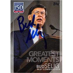 677020 Bud Selig Autographed Commissioner MLB Miller Park Brewers 2019 Topps Greatest Moments No.150-54 Baseball Card