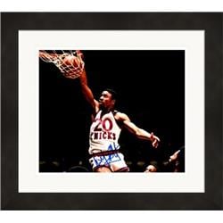 687572 8 x 10 in. Michael Ray Richardson Autographed New York Knicks No.SC2 Matted & Framed Photo -  Autograph Warehouse