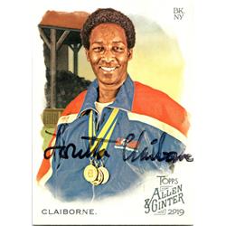 687627 Loretta Claiborne Autographed Special Olympics Athlete 2019 Topps Allen & Ginters No.163 Trading Card