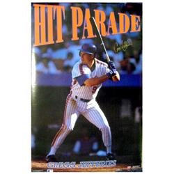 Picture of Autograph Warehouse 664625 21 x 34 in. Gregg Jefferies Autographed Hand Signed New York Mets Hit Pararde Poster