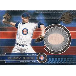 664769 Kerry Wood Player Used Bat Patch Chicago Cubs 2000 Pacific Private Stock No.38 Baseball Card