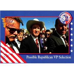665390 Pat Buchanan Autographed Former White House Communications Director 1992 Wild Card No.53 Trading Card