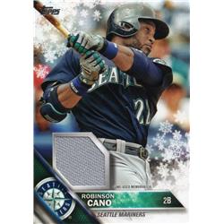 675891 Robinson Cano Player Worn Jersey Patch Seattle Mariners 2016 Topps No.2016 Topps No.RRC Baseball Card