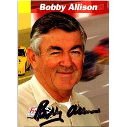 724163 Bobby Allison Autographed Auto Racing NASCAR Hall of Fame, SC 1993 Pro Set Finish Line No.113 Trading Card