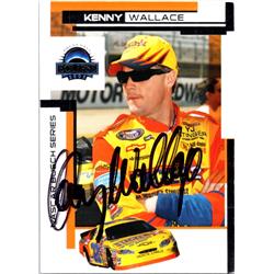 724183 Kenny Wallace Autographed Auto Racing, NASCAR & SC 2005 Press Pass Eclipse No.42 Trading Card