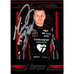 724217 Michael Mcdowell Autographed NASCAR Driver, Auto Racing & SC 2016 Panini Torque No.34 Trading Card