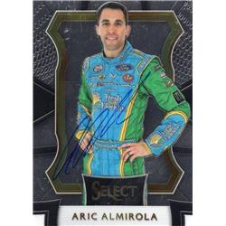 724295 Aric Almirola Autographed NASCAR Driver, Auto Racing & SC 2017 Panini Select No.36 Trading Card