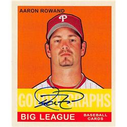 724404 Aaron Rowand Autographed Chicago White Sox 2007 Upper Deck Goudey No.GGAR Baseball Card