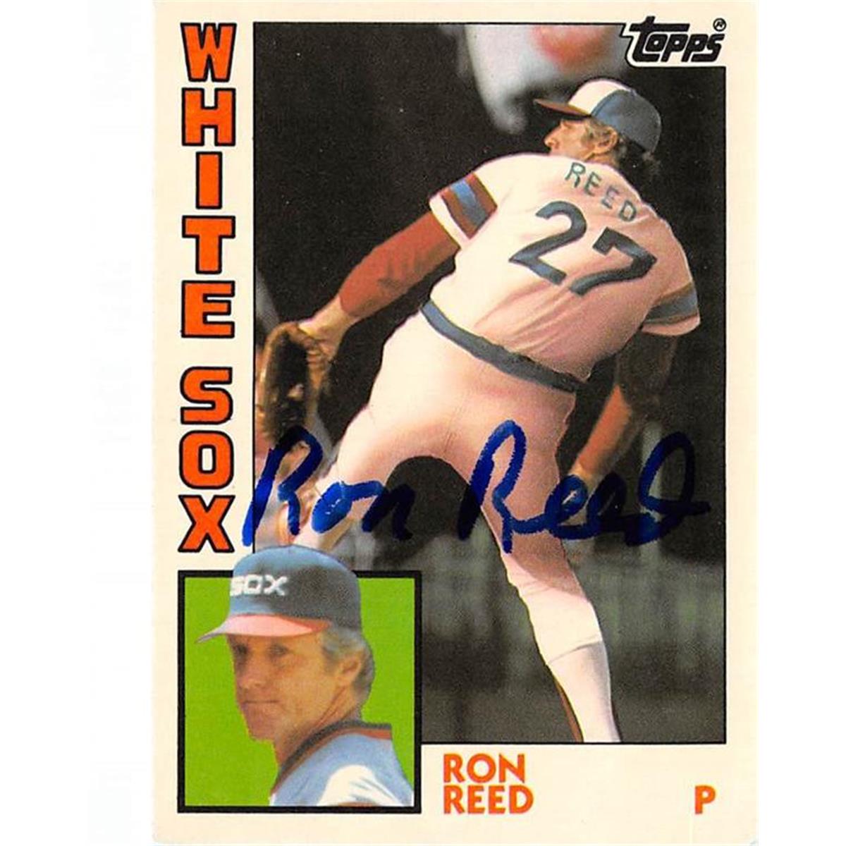 724411 Ron Reed Autographed Chicago White Sox 1988 Topps No.98T Baseball Card